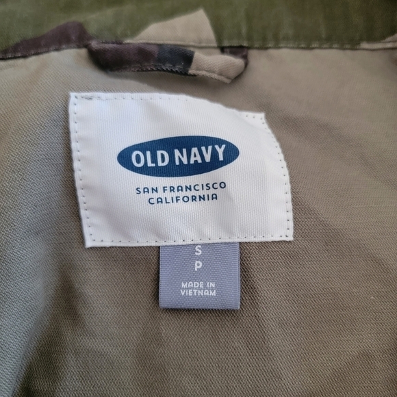 OLD Navy Camouflage Utility Jacket Size S - Picture 7 of 8